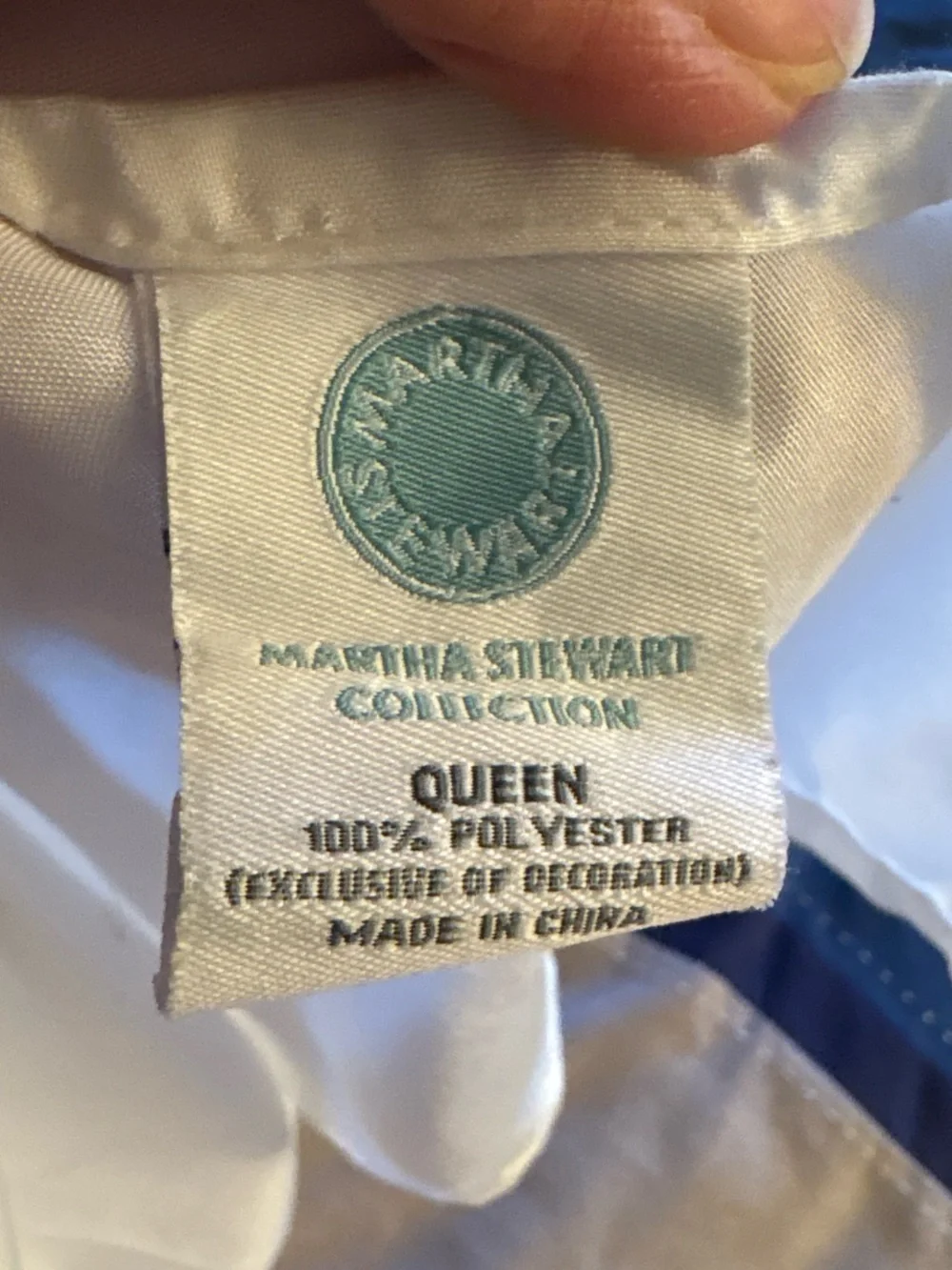 Martha Stewart Collection Queen Size White Bed Sheet #marthastewart #bedding use